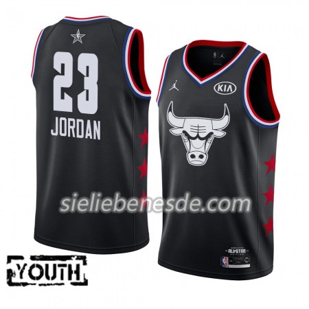 Kinder NBA Chicago Bulls Trikot Michael Jordan 23 2019 All-Star Jordan Brand Schwarz Swingman